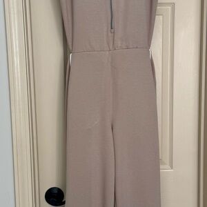SPANX Taupe Sleeveless Jumpsuit